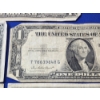 Image 6 : x5 United States $1 Blue Seal Silver Certificates FV: $5.00