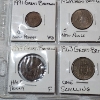 Image 6 : Two Binder Pages Filled with Assorted World Coins: Great Britain & British Caribbean Territories