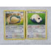 Image 1 : Lot of Two Rare Pokemon TCG Snorlax Cards - 77/124 & 80/106