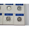 Image 4 : x10 Assorted Years 90% Silver Mercury Dimes FV: $1.00