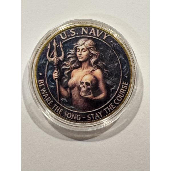 Limited Edition United States NAVY 250th Anniversary Commemorative Coin - Mint Condition