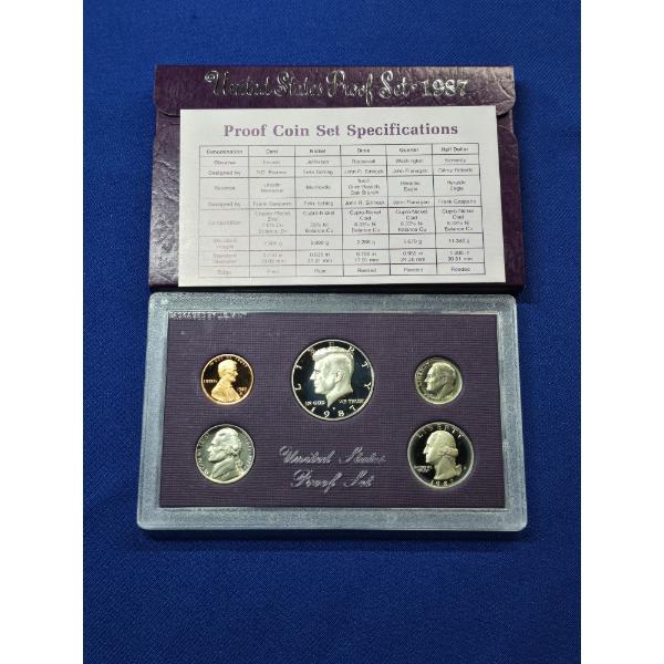 1987 Unites States Mint Proof Set