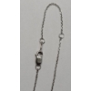 Image 5 : Sterling Silver Cross & Feather Diamond Pendant On 17.5" Necklace - Weight: 3.1g
