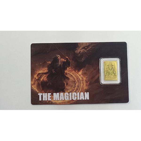 2026 Republic Of Liberia $12 1/1000 Troy Ounce .9999 Gold "The Magician" Bar In Display Card