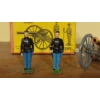 Image 3 : Antique Civil War Soldier Toys - Union Pcs In Original Box - RARE Survivor