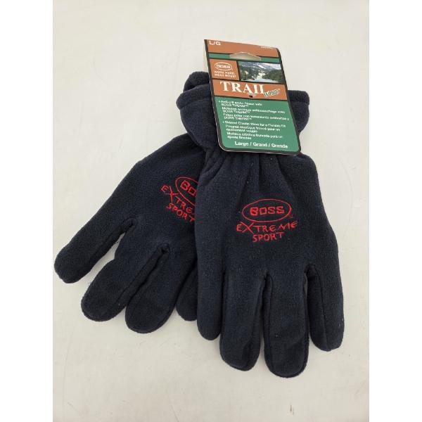 New Extra Warm Boss Thermal Navy Blue Size Large Fleece Gloves