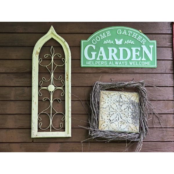 3 Outdoor Wall Hangings