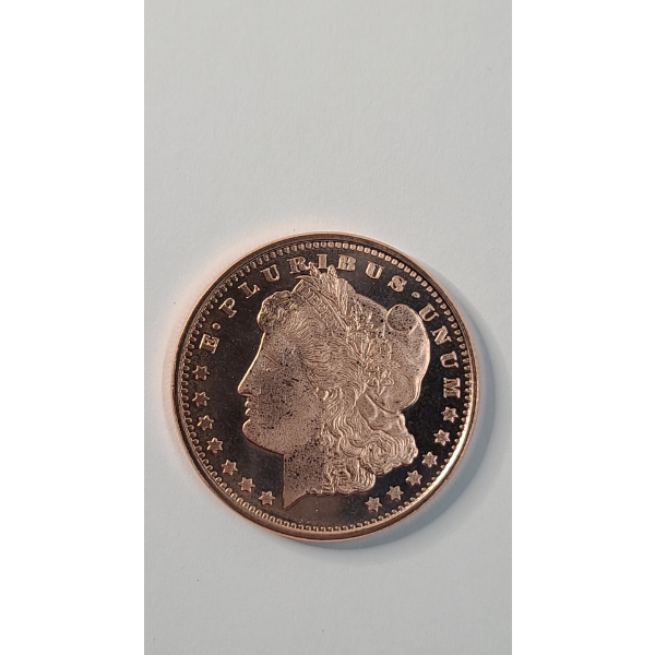 Morgan Dollar One AVDP oz .999 Fine Copper Round