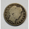Image 3 : Lot of 4 Assorted Year 90% Silver Barber Quarters, FV $1.00