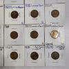 Image 3 : 21 Lincoln Wheat Cents Minted Between 1913 And 1925 In Cardboard Holders FV: $.21