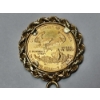 Image 4 : 1995 $5 American Eagle 1/10th oz Fine Gold Coin - 14K Gold 24" Necklace & 14K Gold Pendant TW:10.6g