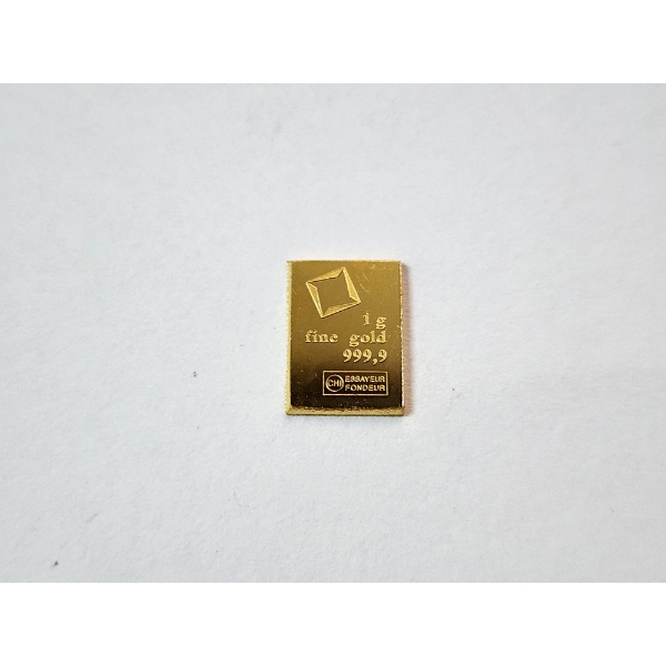 Valcambi Suisse 1 Gram .9999 Fine Gold Bar
