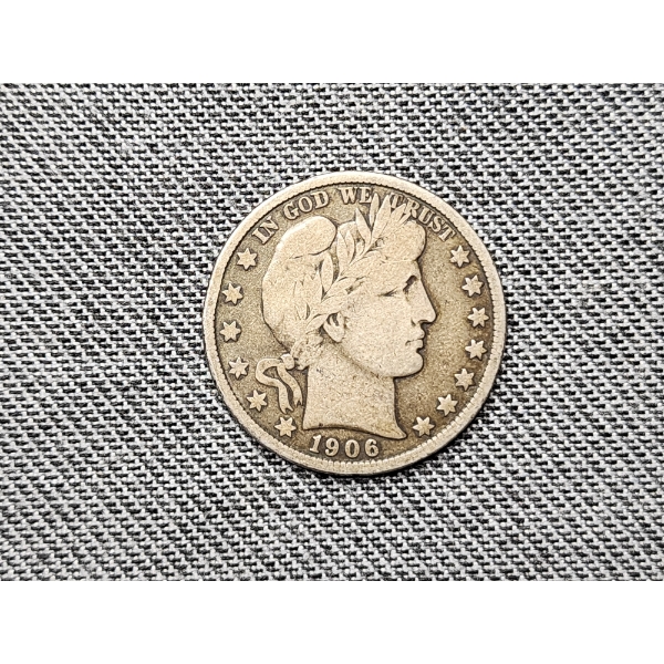 Beautiful 1906-D Barber Silver Half Dollar - INCREDIBLE CONDITION!