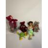Image 1 : Collection of TY Beanie Babies - 7 Total - Some in Plastic Case - Frog - Puss in Boots - 5 Bears 