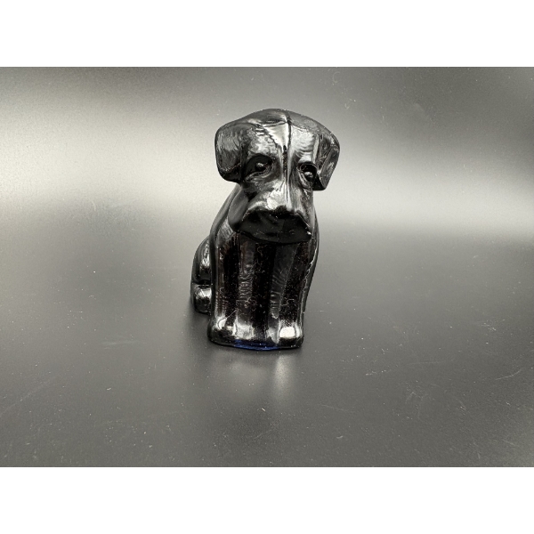 Degenhart Dogs - Black- Adorable Glass Dog Figurine - ~2.5 inches 