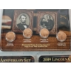 Image 2 : x3 Untied States Mint 2009 Lincoln Cent Anniversary 4-Coin Sets 