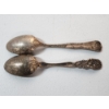 Image 2 : Two Vintage Sterling Silver Spoons TW: 70.5g