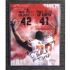 Image 1 : Autographed Mike Hall Jr 8"x10" Photo Showing His Love For The Team Up North .  JSA Authenticated.
