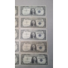 Image 3 : (10) Assorted Series $1 Silver Certificates - Series 1957, 1957A, 1957B - Face Value: $10