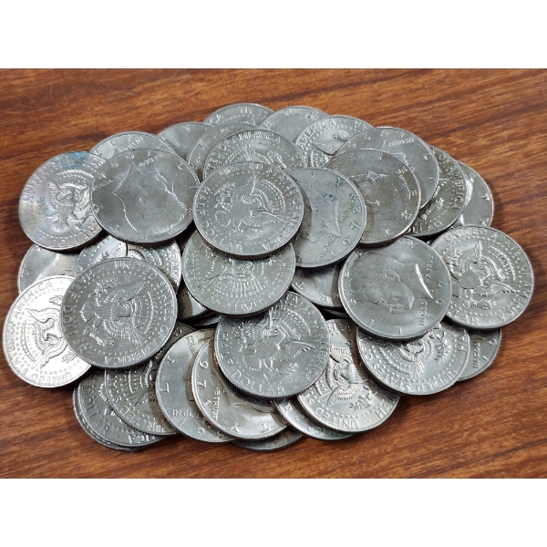 $21.50 Face Value in Assorted Kennedy Half Dollars! Various Years & Conditions