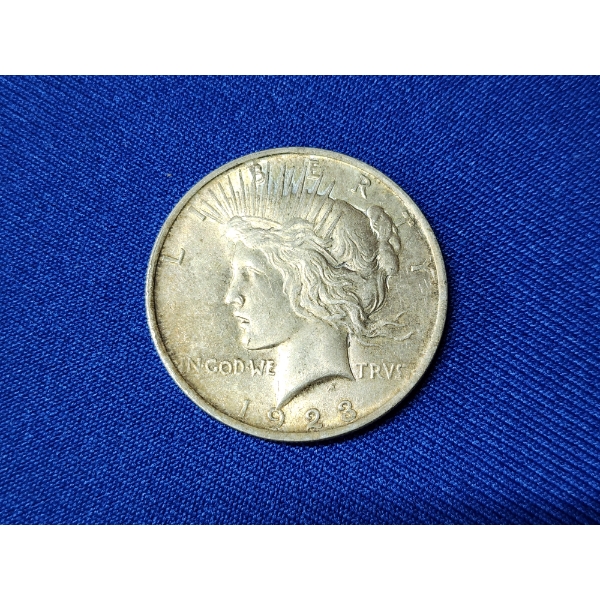 1923 90% Silver Peace Dollar
