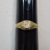 Image 5 : Stunning 14K Yellow Gold Ring With Intricate Engraved Details - Size 13 - Total Weight: 4.8g
