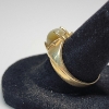 Image 3 : Vintage 10K Yellow Gold Cat's Eye Ring - Size 8 - Total Weight: 3.6g