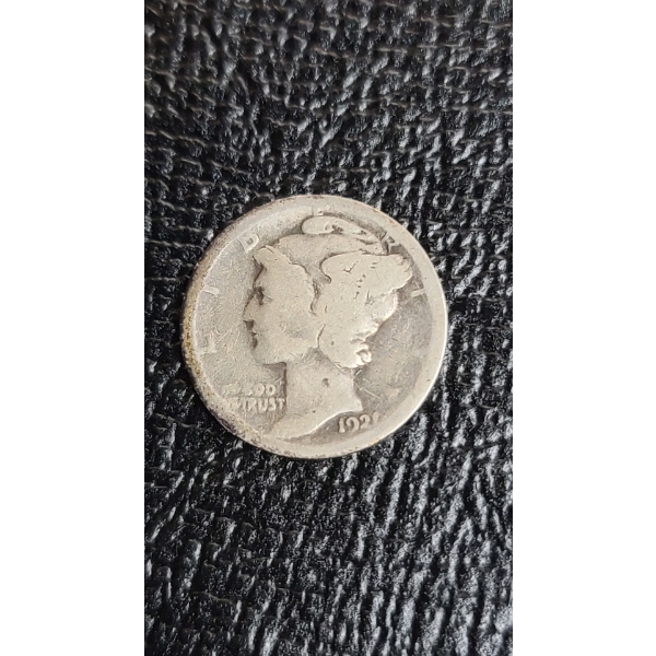 1921 90% Silver Mercury Dime