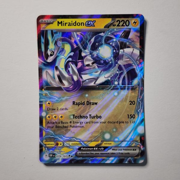 Miraidon EX 079/197 Holo Rare Pokemon Trading Card