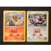 Image 1 : Two Team Magma's Pokemon Trading Cards - Numel & Zangoose 
