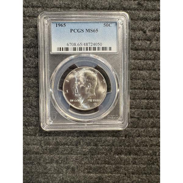 1965 PCGS MS65 Kennedy Silver Half Dollar