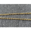 Image 3 : 14K Gold Rope Necklace Weighing 3.7 Grams Total