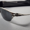 Image 3 : Vintage Oakley X Metal Polarized Sunglasses Silver Half-Rim 57-18 w/ Oakley Microfiber Bag