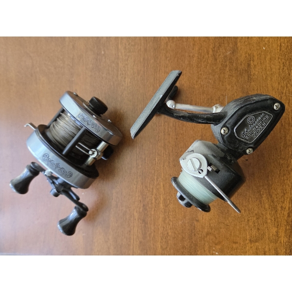 PICKUP IN CANTON - Vintage Shakespeare Ball Bearing And President II Reels In Excellent Condition 