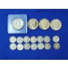 Image 1 : Assorted U.S. Silver Coins Including Franklin & Kennedy 1/2's, Barber Dime, Mercury Dimes FV: $3.40 