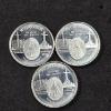 Image 2 : (3) 1/4 Troy Ounce Silver Miracle Medals - 0.75 Troy Ounces Total Weight