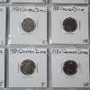 Image 4 : Binder Page of Assorted Canadian Dimes
