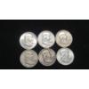 Image 1 : Assorted Years 90% Silver Franklin Half Dollars- Face Value: $ 3.00