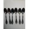 Image 1 : (6) Vintage W.M Rogers Silverplated Spoons In Carnation Pattern - Total Weight: 133.6g