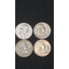 Image 3 : Assorted Years 90% Franklin Half Dollars - Face Value: $4.00