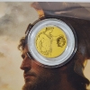 Image 2 : 2026 $12 Liberia "Perseus" Gold Coin Card - 1/1000 oz .9999 Fine Gold