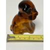Image 8 : Adorable Degenhart Vintage Glass Dog Figurine- Amber Dark