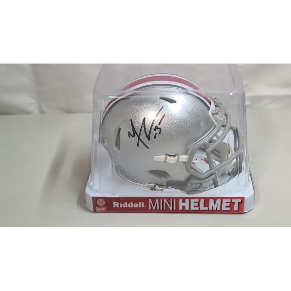 Michael Thomas Autographed NFL Riddell Ohio State Buckeyes Mini Helmet With Envoy Collectables COA