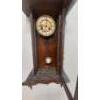 Image 2 : Antique Tall 39" Pendulum Vienna Type Wall Clock w Key
