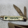 Image 4 : Four Vintage Like New Pocket Knives Ft. VALOR Brand & One Vintage Advertising Knife