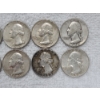 Image 3 : $2 Face Value of 90% Silver Washington Quarters - Assorted Years & Condition!