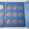 Image 5 : Eisenhower Dollar Collection Book Including 12 $1 Eisenhower Coins - FV: $12.00