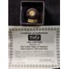 Image 1 : 24KT Solid Gold MINIATURE of the United States 1908 $20 Gold Saint-Gauden's Coin from Columbia Mint
