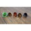 Image 3 : (5) Assorted Lucite Plastic Party Rings - See Pictures For Sizing