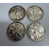 Image 2 : Four 1/10 Troy Ounce .999 Fine Silver Walking Liberty Design Coins- Incredible Condition!
